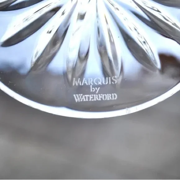 Waterford Marquis BROOKSIDE 8 5/8" Wine Water GOBLETS Glasses 12 oz Set (7) - Picture 6 of 9